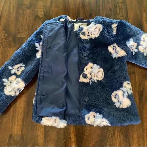 Janie and Jack Faux Floral Print Jacket